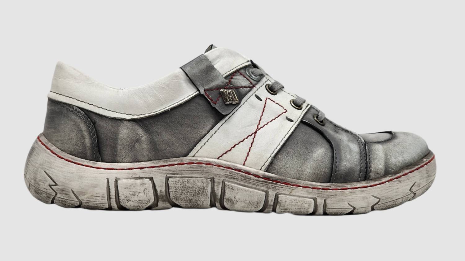 Women's Original Leather Shoes In Grey KCR Group