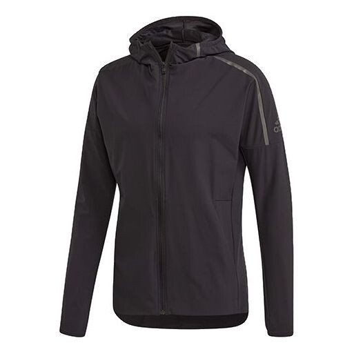 

Куртка adidas Z.N.E. Jacket M Running Sports Hooded Jacket Black, черный