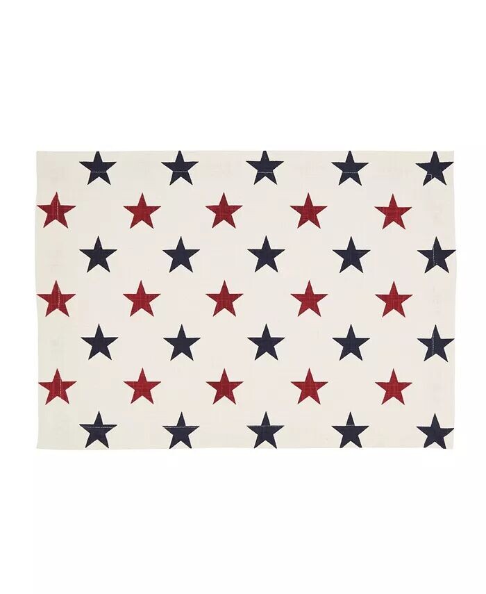 

Набор подставок для столовых приборов Americana Stars, 4 шт., 14 x 20 дюймов Saro Lifestyle, красный