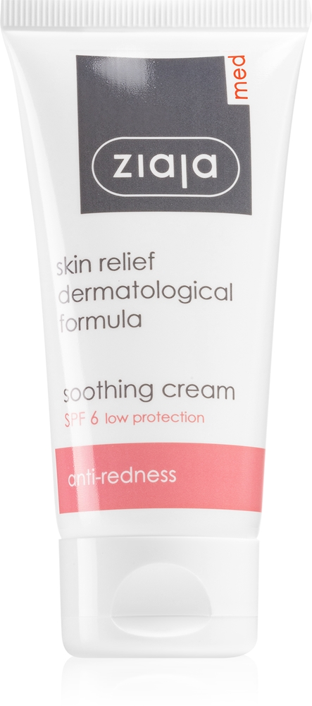 

Успокаивающий и увлажняющий крем от угревой сыпи SPF 6 Ziaja Med, 50 мл