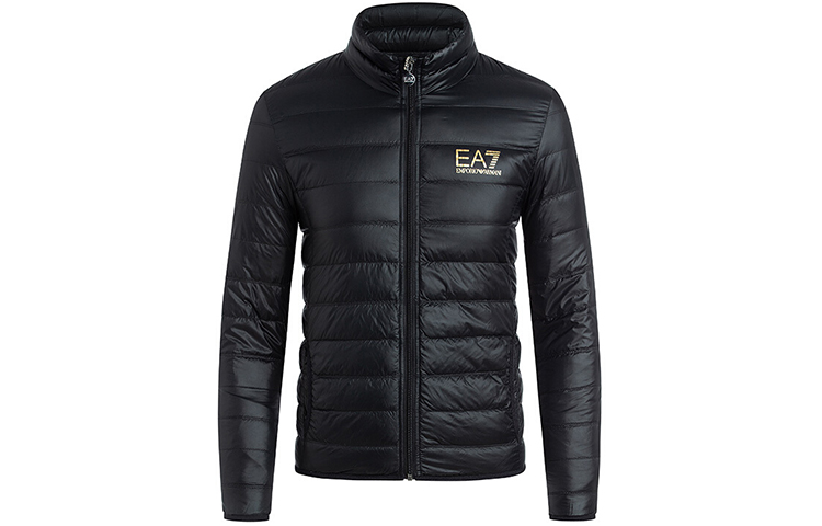 

Утепленная куртка-пуховик на молнии Ea7 EMPORIO ARMANI, черный