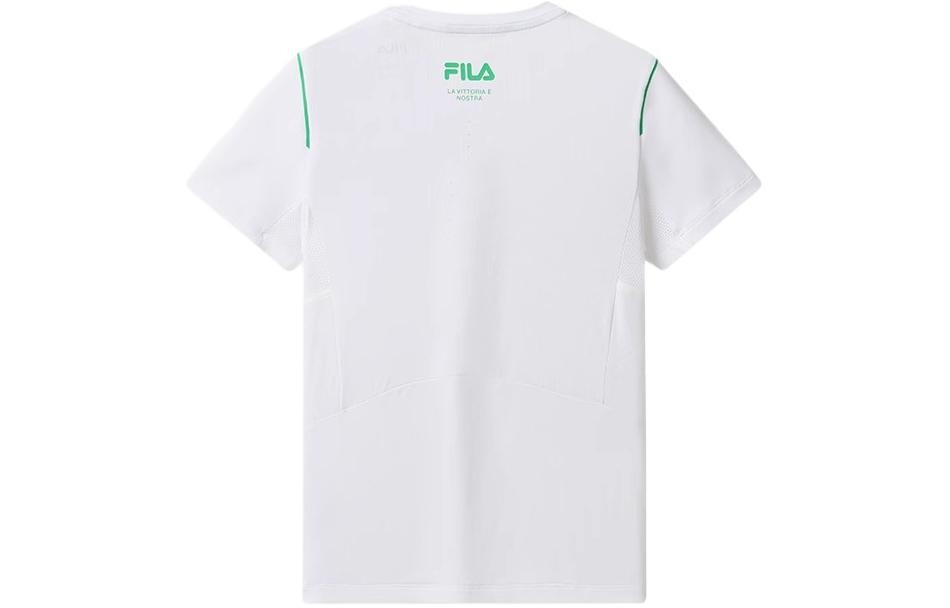 Детская футболка Fila Kids, цвет Jade White — фото 2