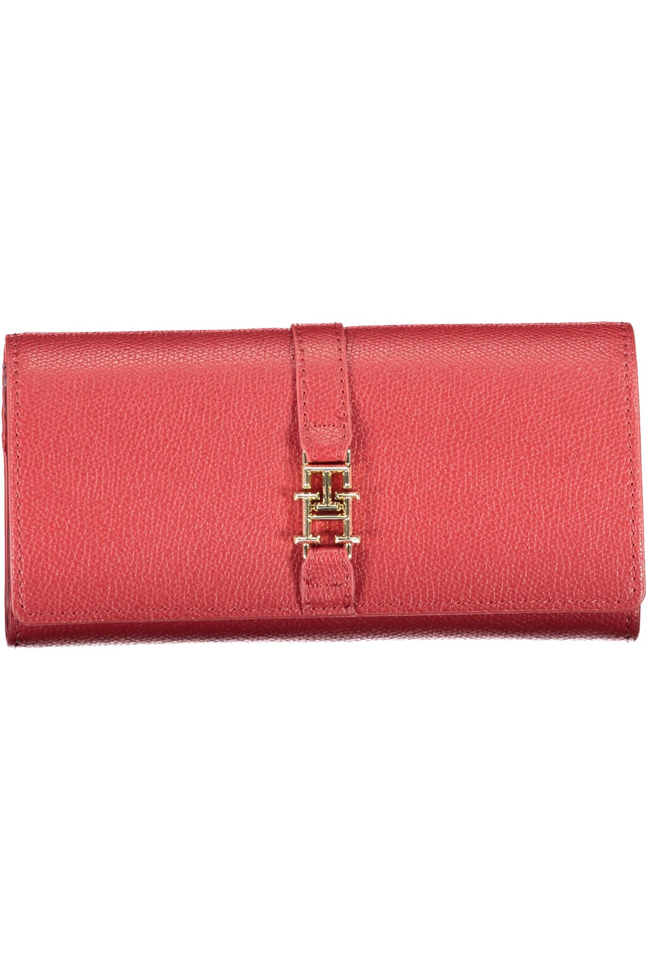 

Красный женский кошелек из полиуретана Tommy Hilfiger