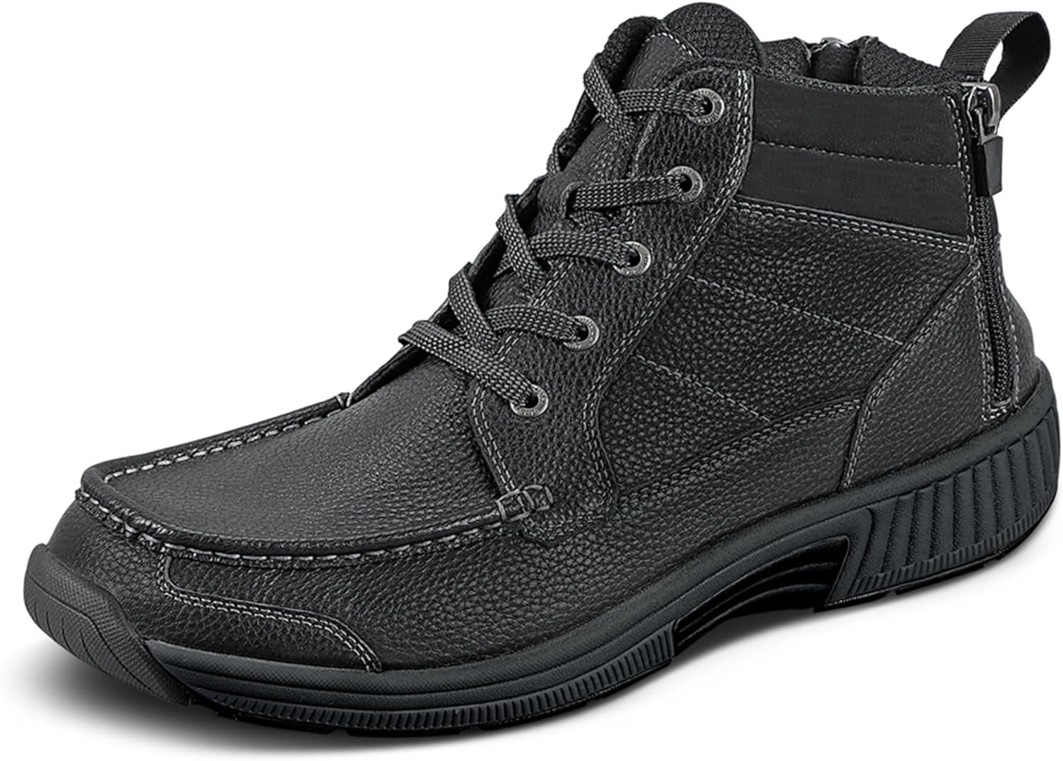 

Мужские ортопедические кожаные ботинки Orthofeet Ryder, черный