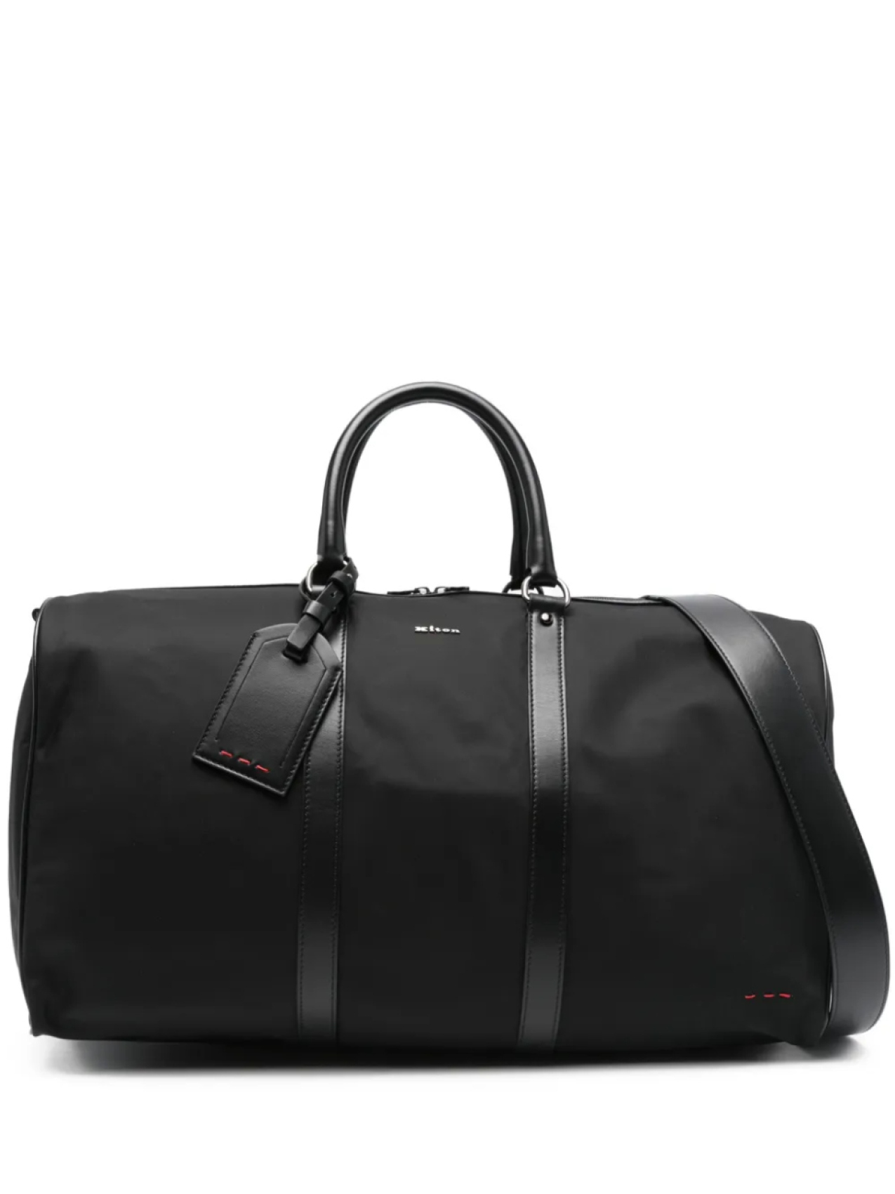 

Kiton дорожная сумка с логотипом, черный