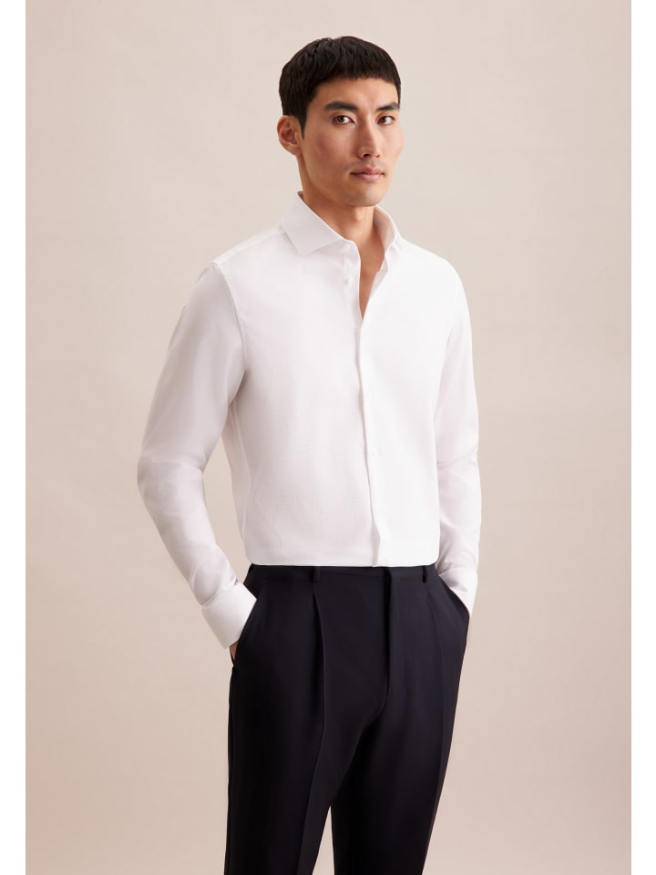 

Seidensticker Деловая рубашка белого цвета