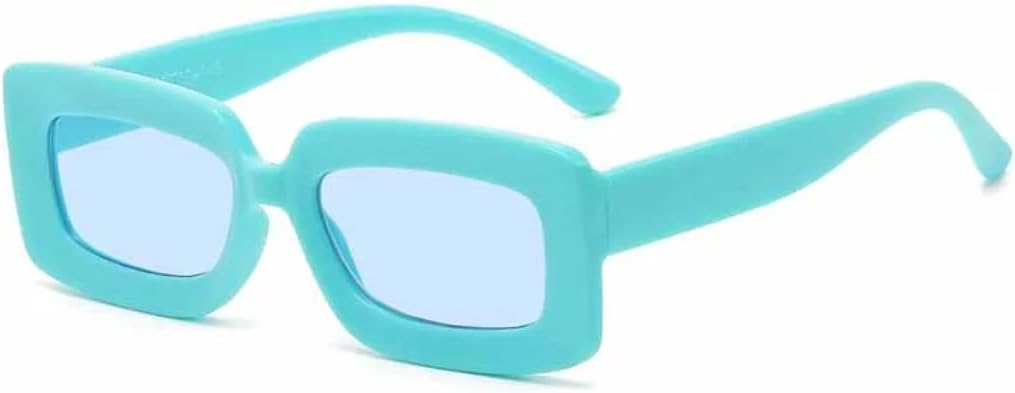 

Солнцезащитные очки с защитой UV400 | Увеличенная оправа, линзы конфетного цвета | Для женщин и мужчин, для занятий спортом на открытом воздухе и вождения DSVIGF, Blue Blue