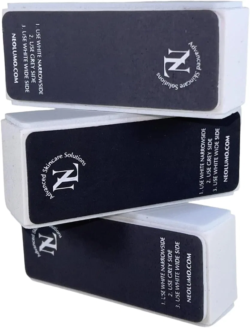 Набор полировщиков для ногтей NeoLumo Premium, 3 шт. Atempause Kaffee — фото 2