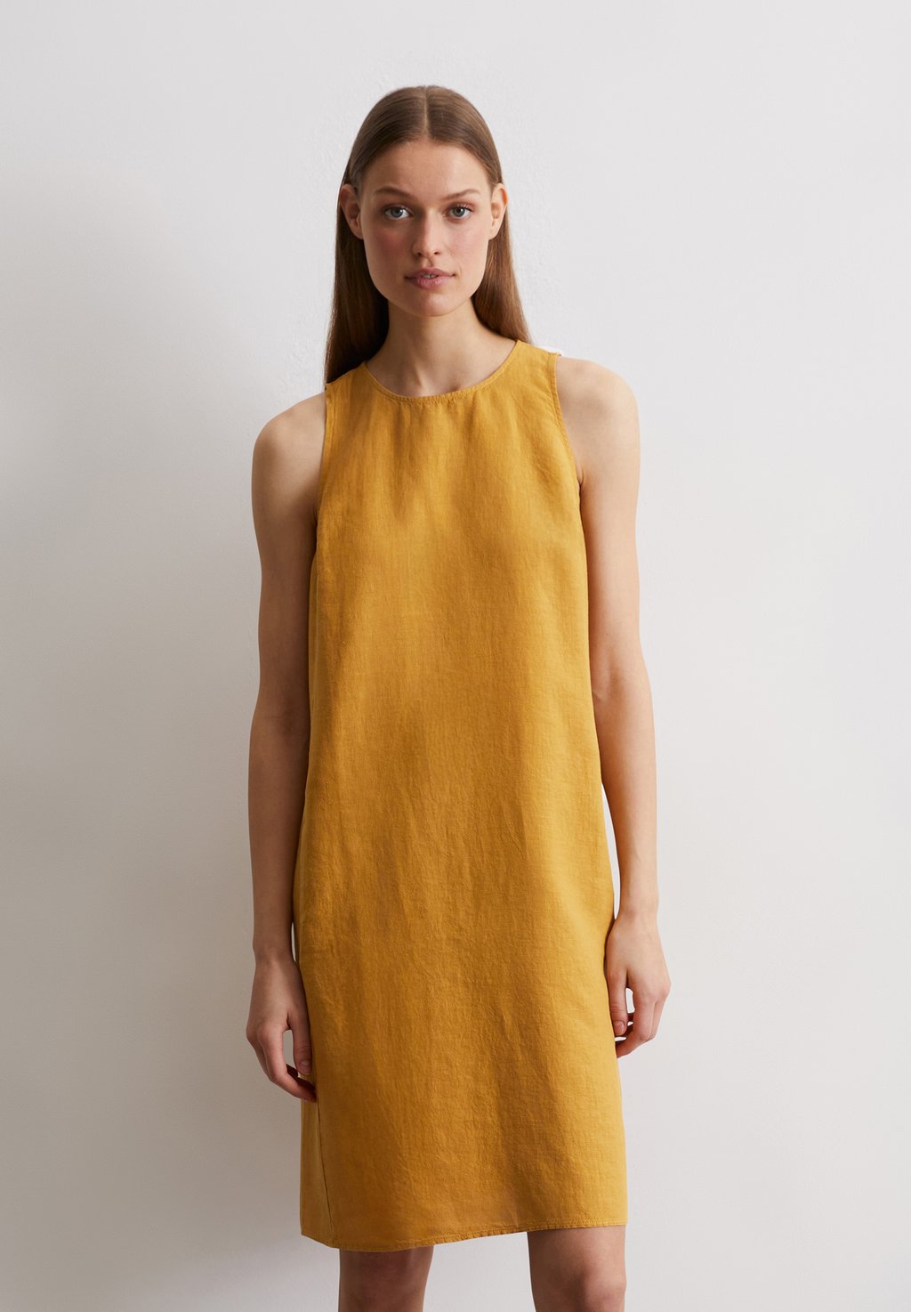 

Повседневное платье SHAPE WITH FLARED HEM SEAM POCKETS Marc O'Polo, коричневый