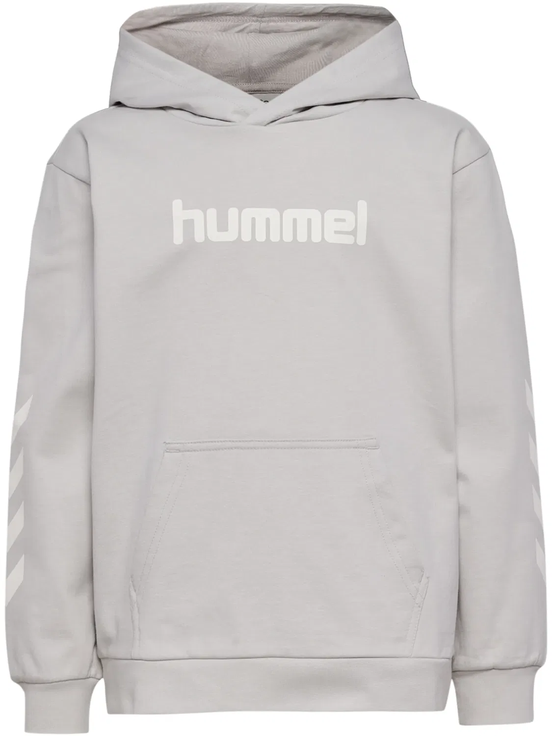 Капюшон худи из био-хлопка Hummel, lunar rock