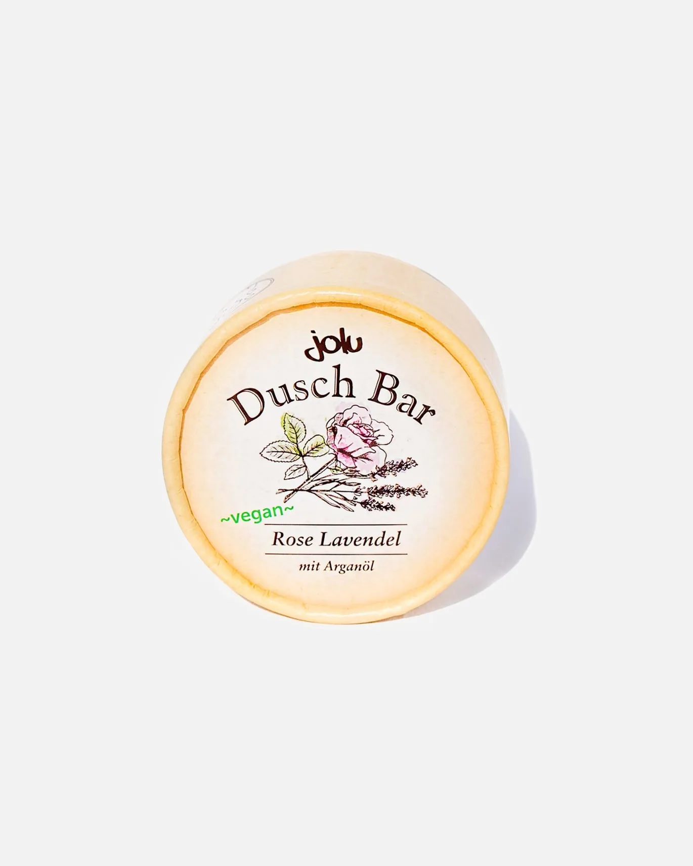 Гель для душа в брусочке - роза-лаванда Jolu Naturkosmetik, 100 гр