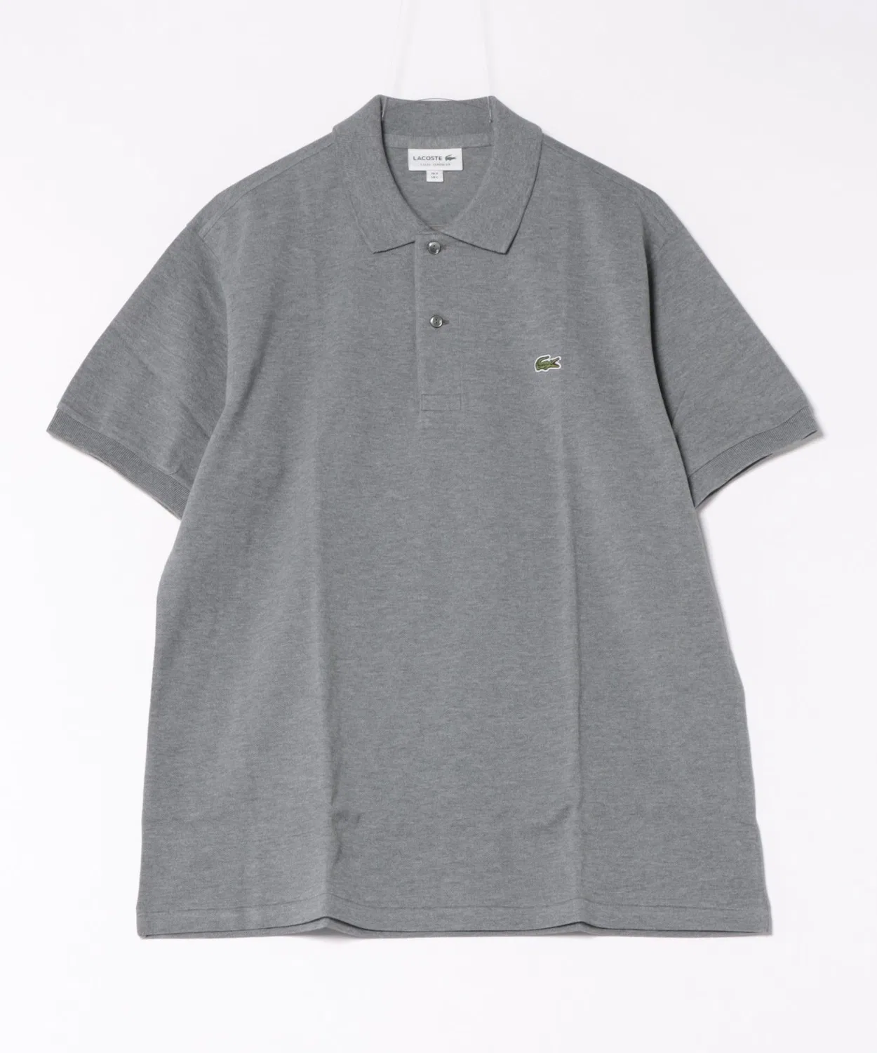 Поло Lacoste L.12.12 хэзер-серый