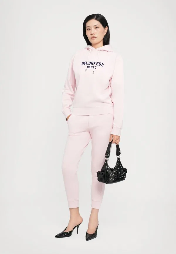 Идеально сидящие спортивные штаны Dsquared2, Pink/Dark Navy — фото 2