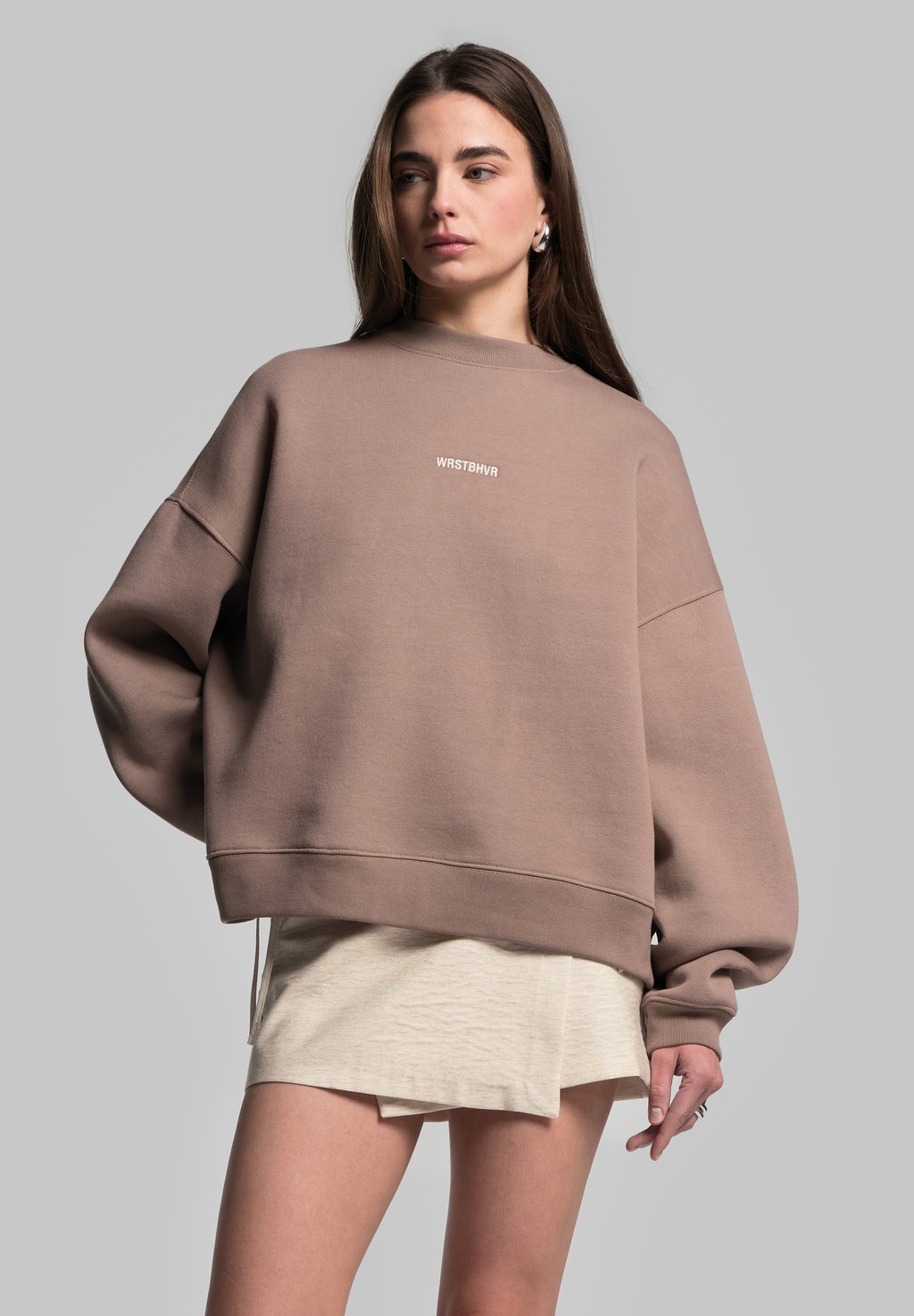 

Толстовка NUBI SWEATSHIRT WRSTBHVR, коричневый