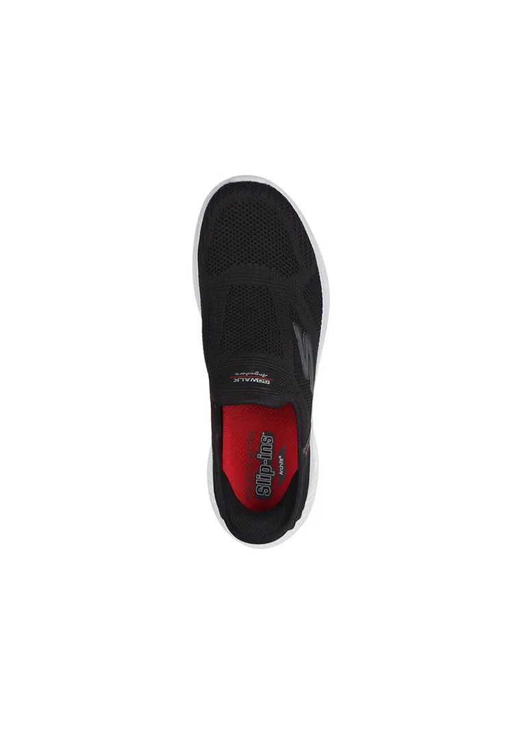 Кроссовки мужские повседневные, модель Go Walk Anywhere, Skechers, белый/черный — фото 3