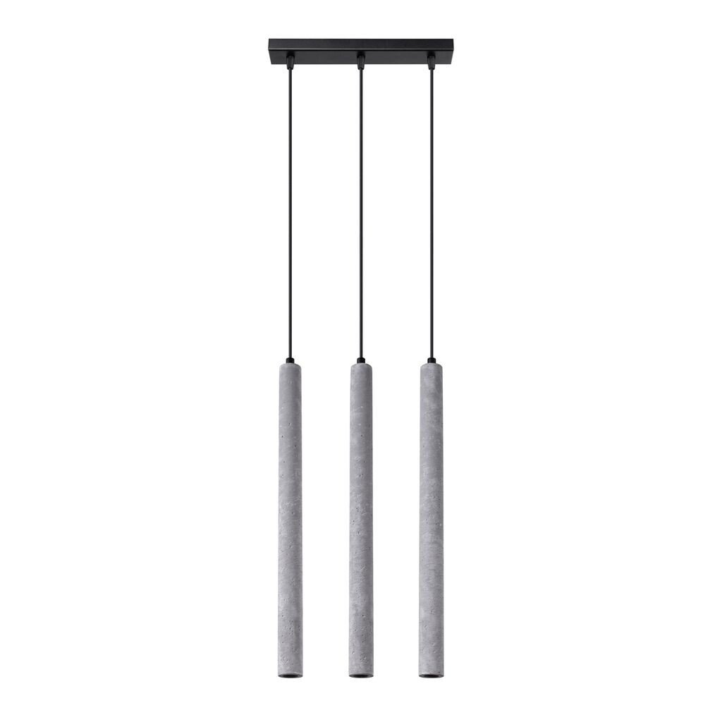 

Подвесной светильник PASTELO 3L бетон 3xG9 8W бетон 110x3,5x30см Sollux Lighting, серый