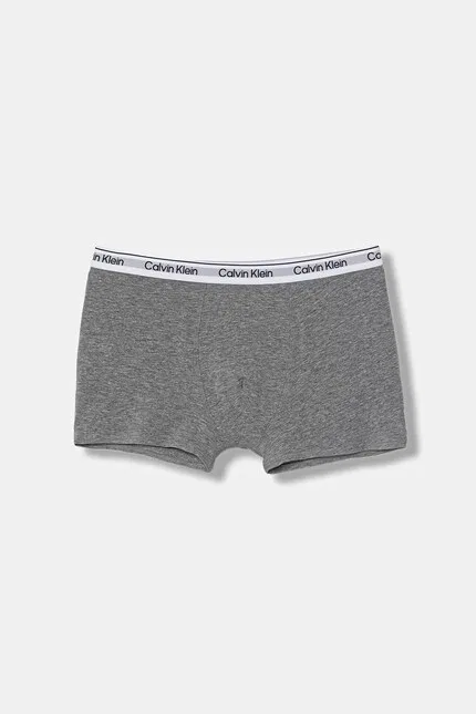 Боксеры хлопковые с эластаном 2 шт Calvin Klein Underwear, белый — фото 2