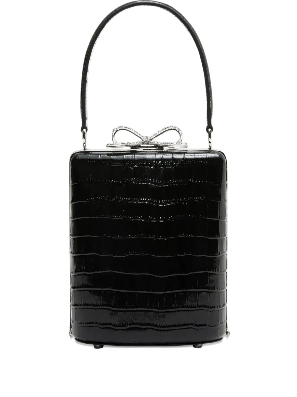 

Клатч с бантом Self-Portrait, черный