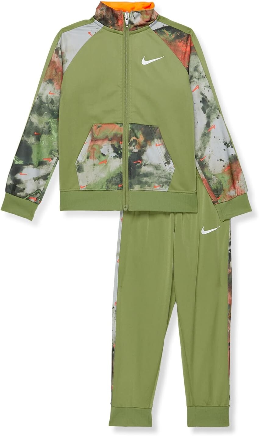 

Детский набор Nike Adp All Over Print Tricot Set, цвет Alligator