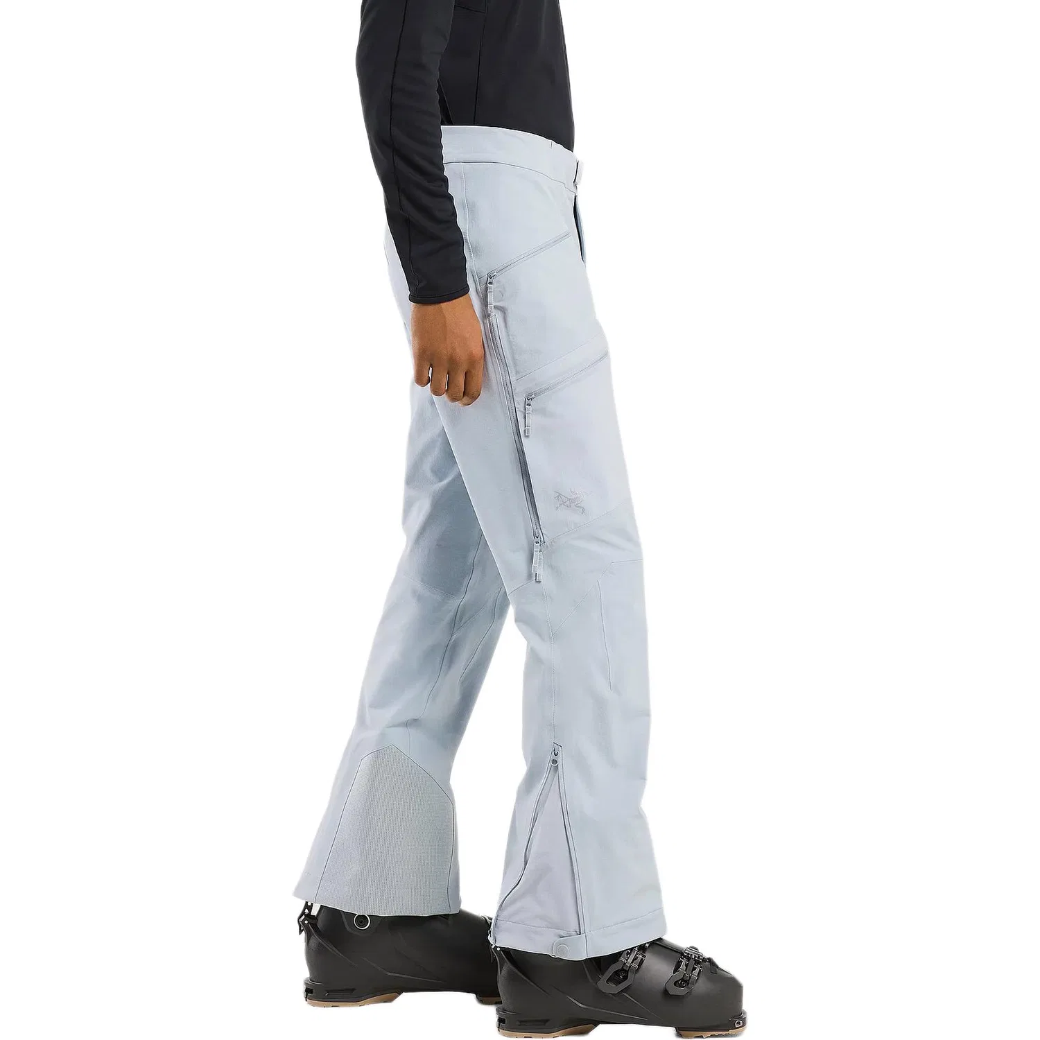 Arcteryx Ветрозащитные штаны Arc'teryx для мужчин, цвет Misty Blue — фото 3