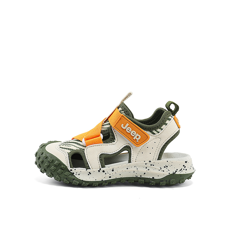 

Детские сандалии Olive Green Kids' Jeep, бежево-оливковые
