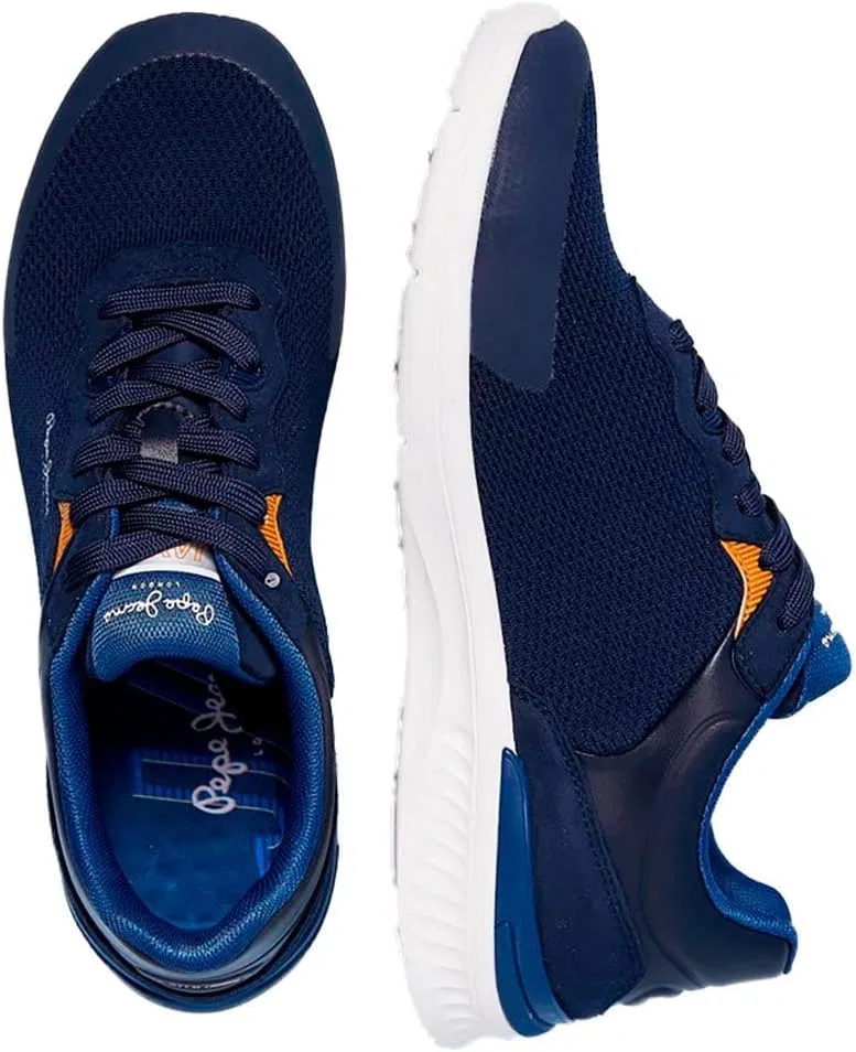 Мужские спортивные кроссовки Pepe Jeans London Herren Jay-pro Sport Sneaker, 595Navy — фото 3
