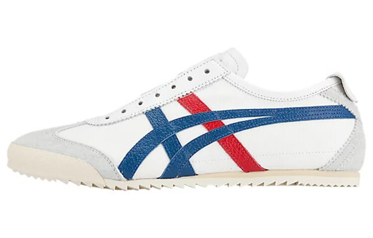 MEXICO 66 Кроссовки унисекс с низким верхом, белые/красные/синие Onitsuka Tiger