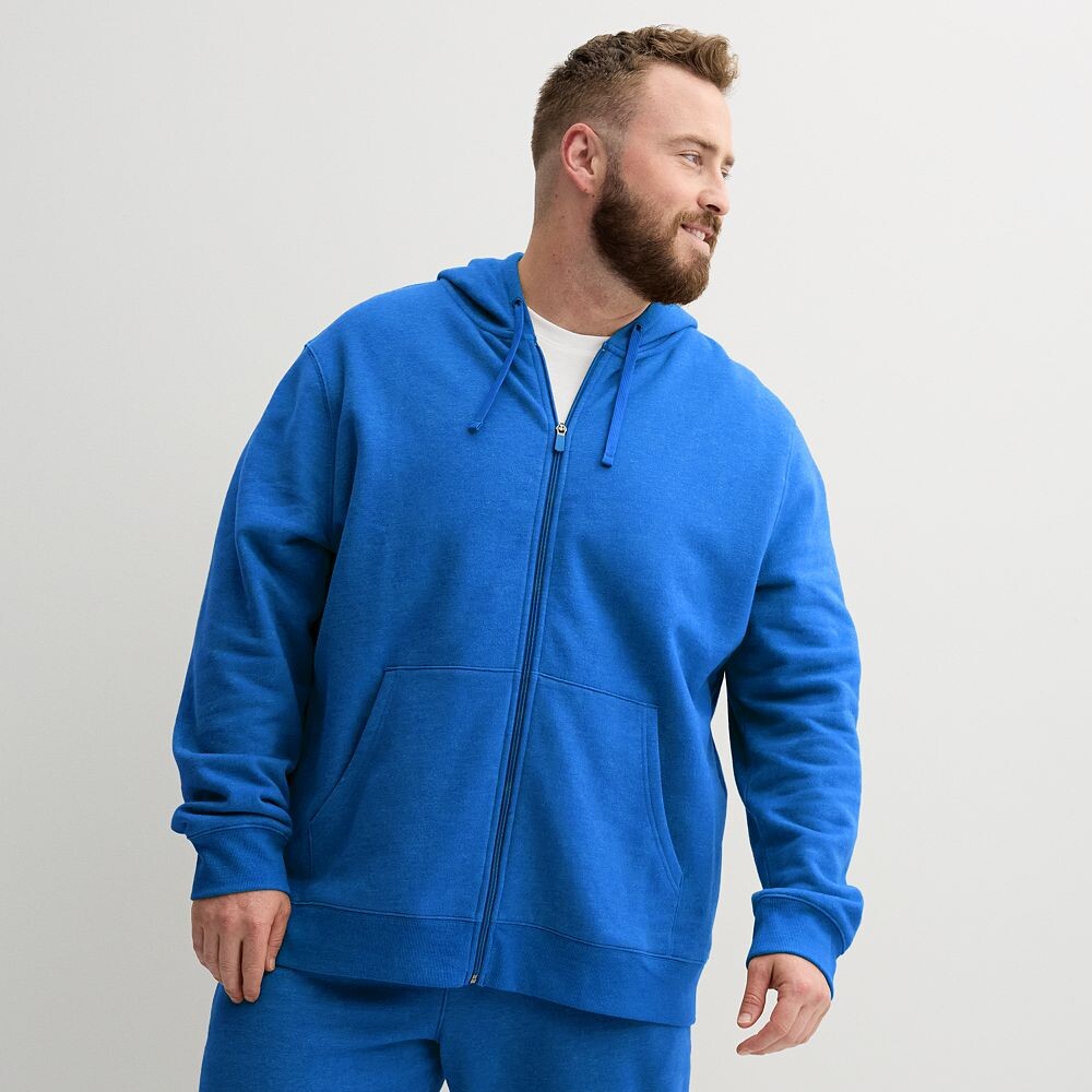 

Сверхмягкая флисовая толстовка Big & Tall Tek Gear с молнией спереди, цвет Elegant Blue