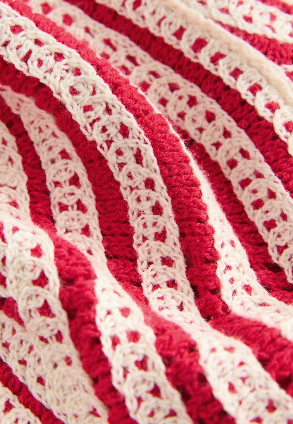 Брюки REGULAR FIT WAVE CROCHET Next, красный — фото 2
