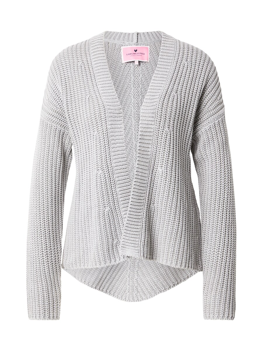 

Вязаный кардиган LIEBLINGSSTÜCK Knit Cardigan Aniela, светло-серый