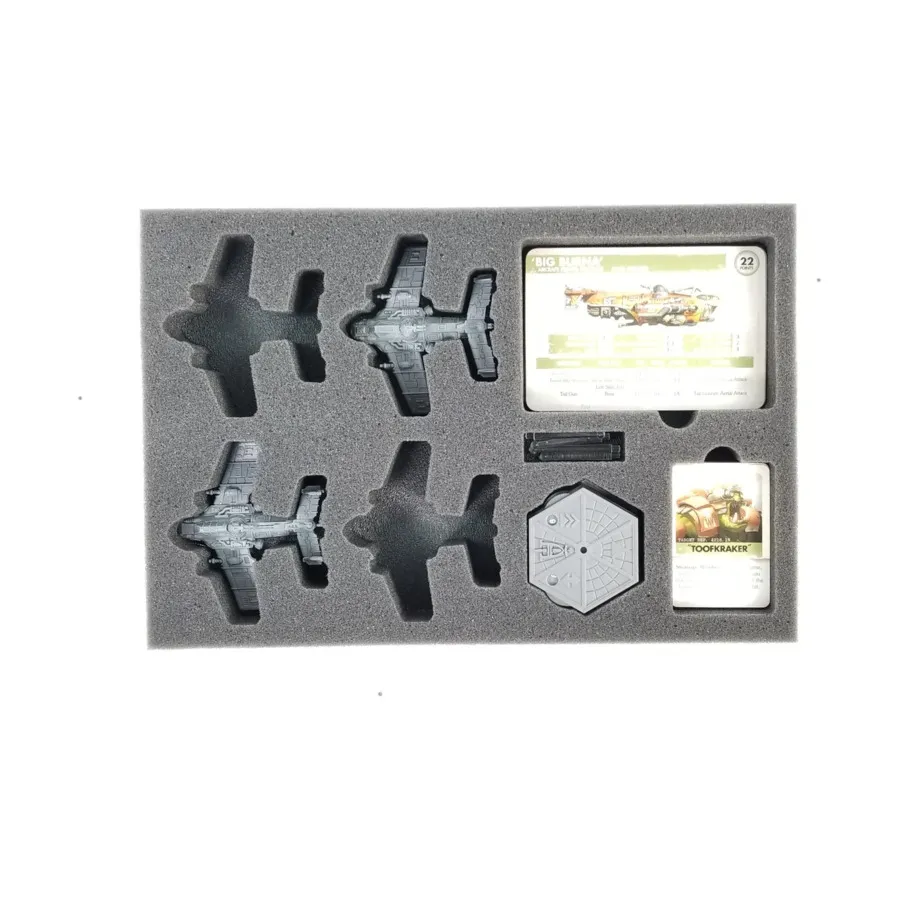 

Пенопластовый лоток Fighta Bommerz (стойки для полетов в разобранном виде), Battle Foam - Games Workshop - Aeronautica Imperialis