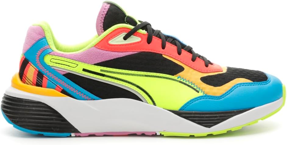 

Мужские кроссовки PUMA RS-Metric Lava с шнуровкой для повседневной носки - черные