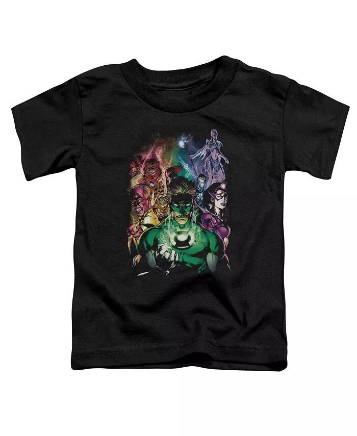 

Футболка с коротким рукавом для малышей «Новые стражи» для девочек Green Lantern, черный