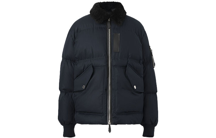 

Пуховик мужской Burberry, темно-синий