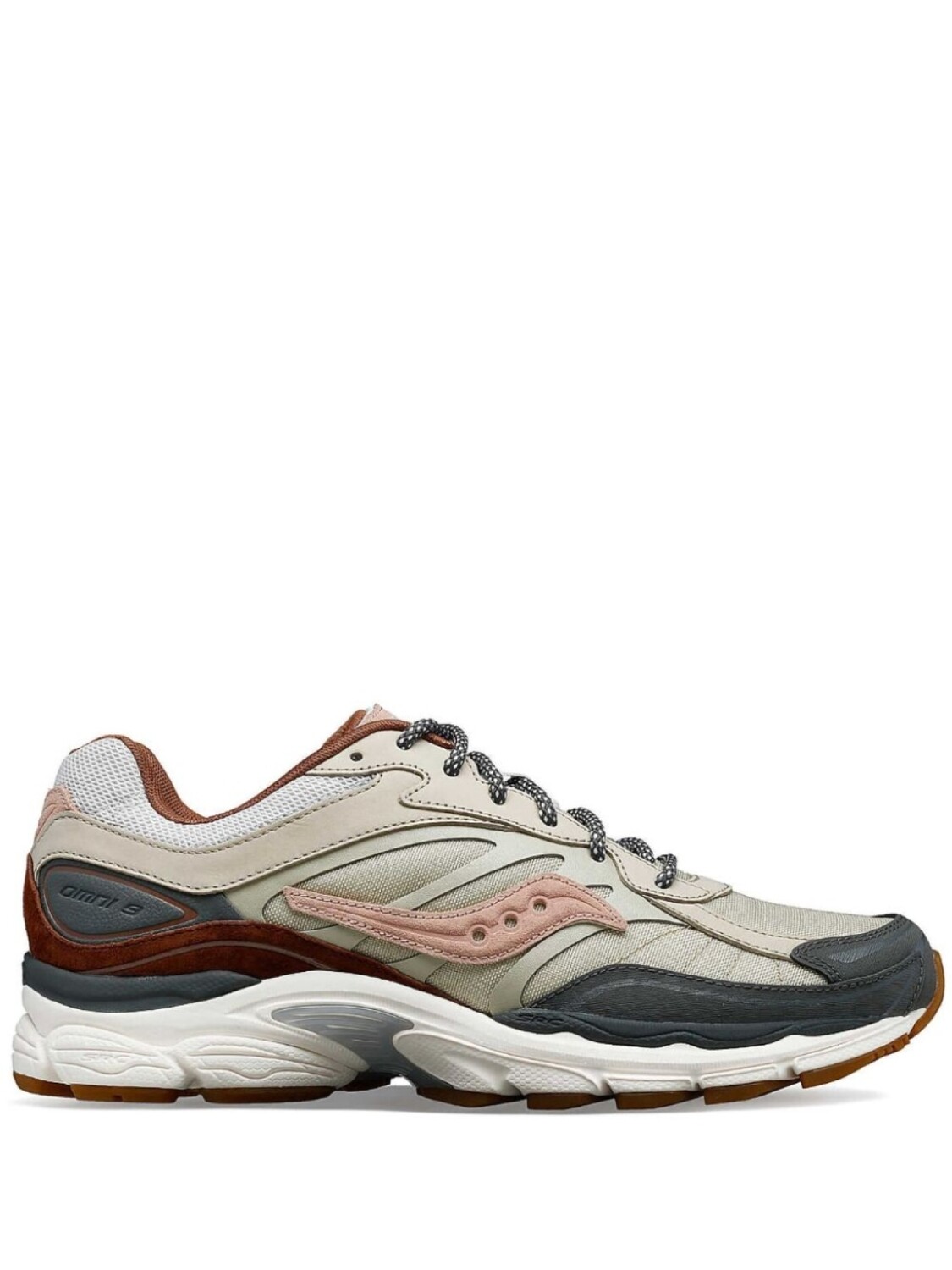 

Saucony кроссовки OG ProGrid Omni 9 "Tan/Grey/Brown", нейтральный цвет