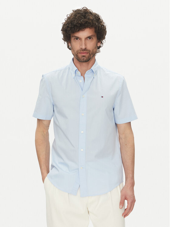 

Рубашка обычного кроя MW0MW37584 Tommy Hilfiger, голубой