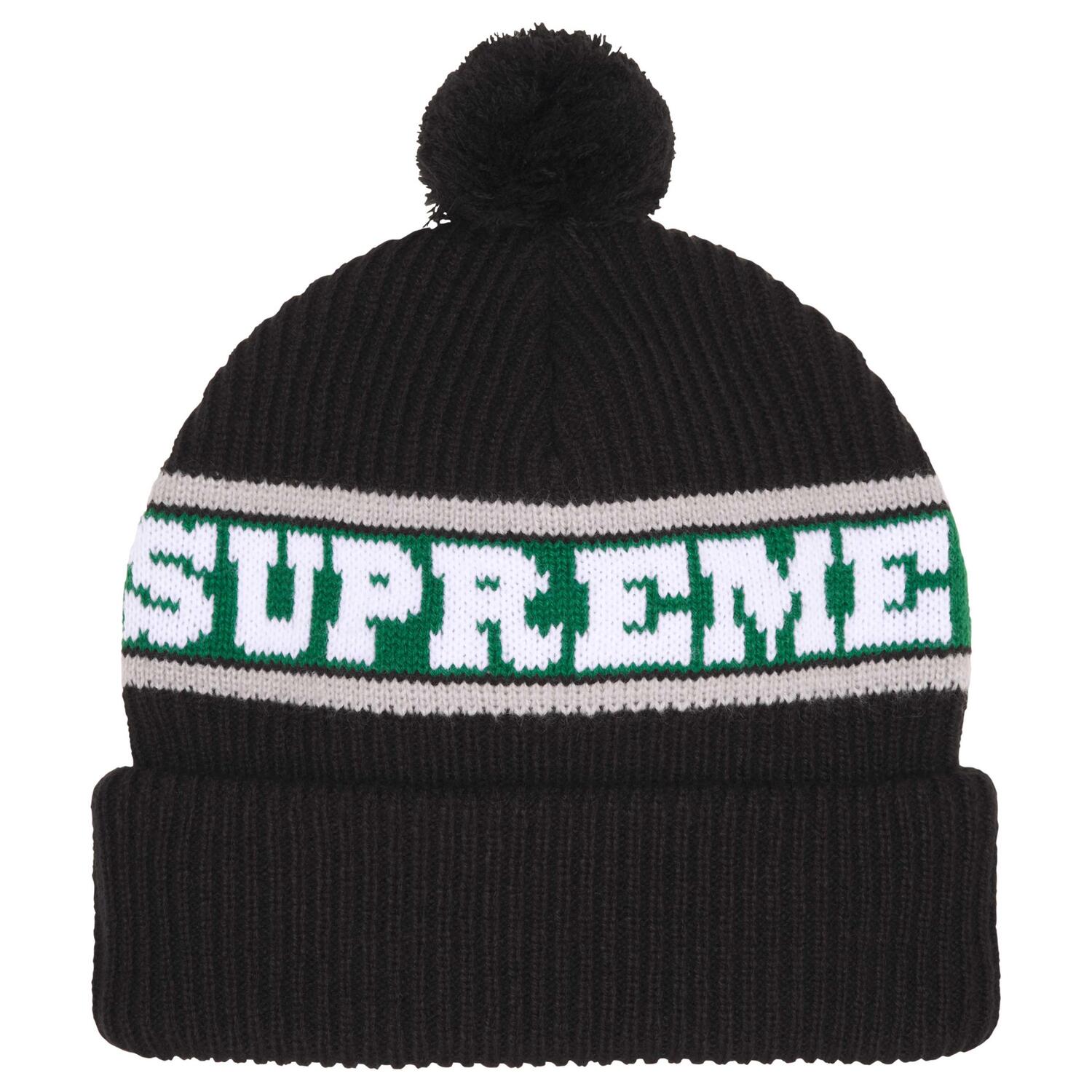 

Supreme Большая полосатая шапка, Black