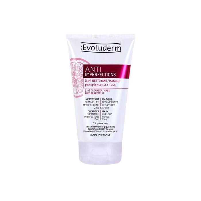 

Маска для лица Mascarilla Facial Limpiadora 2 en 1 Anti Imperfecciones Evoluderm, 150 ml