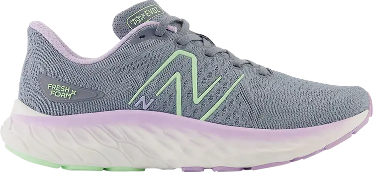 

Кроссовки Wmns Fresh Foam X EVOZ v3 Wide 'Arctic Grey Cyber Lilac', серый