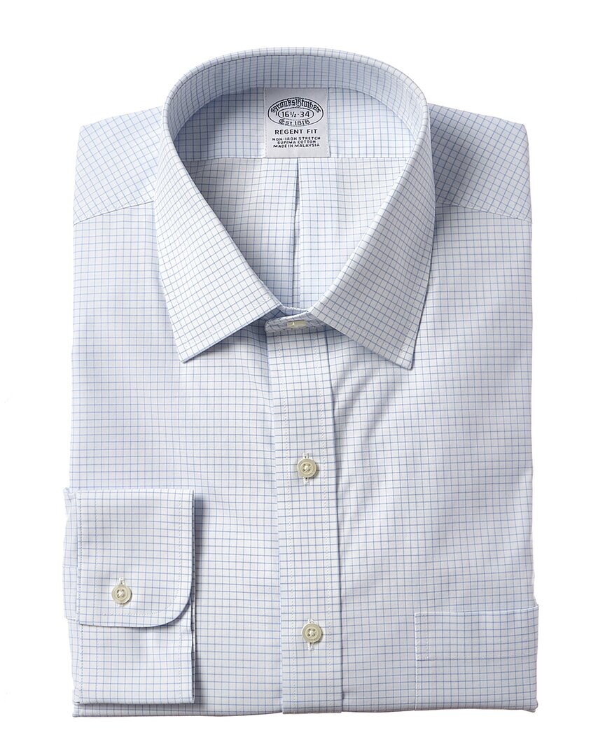 

Классическая рубашка Regent Fit Brooks Brothers, синий