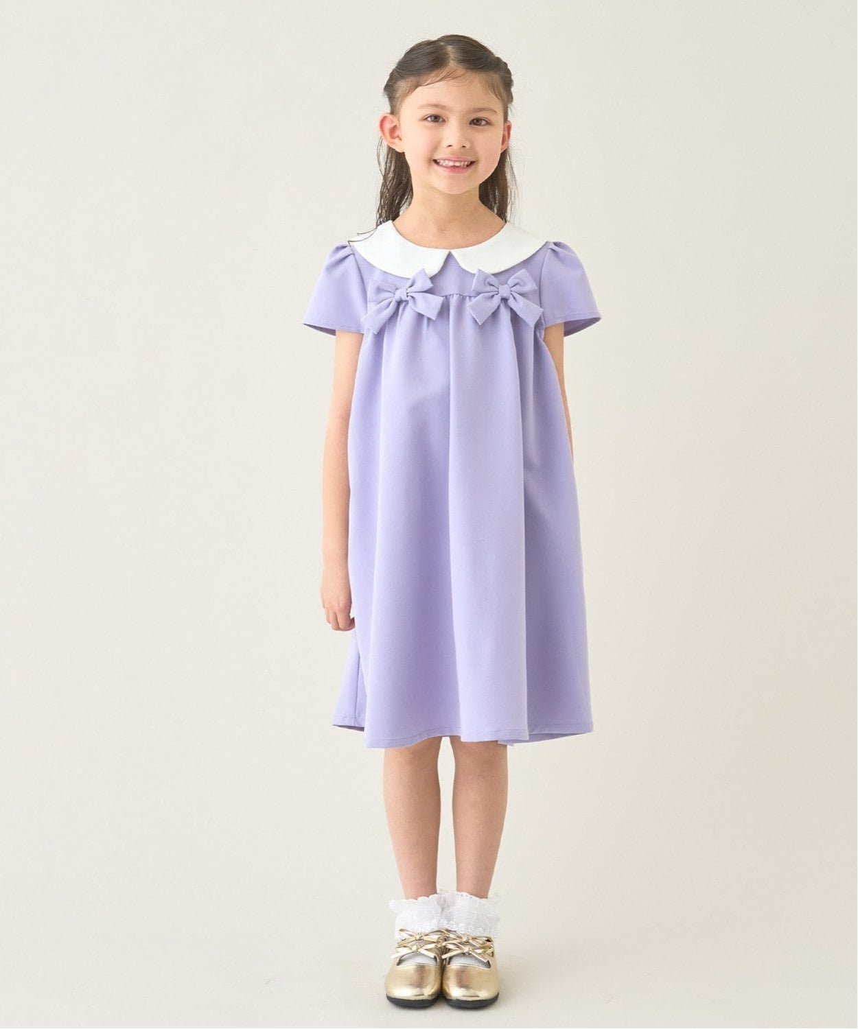 Платье с круглым воротником Lycee mine, Lavender