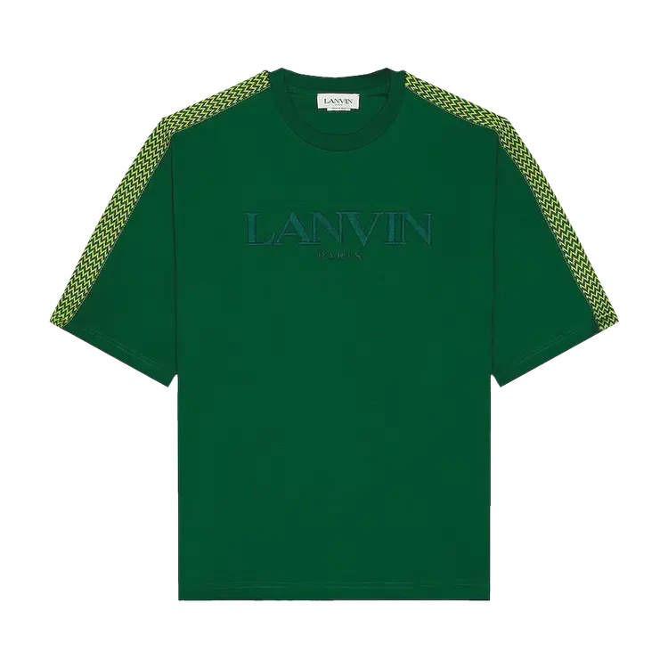 

Футболка Lanvin Side Curb Oversized 'Bottle', зеленый