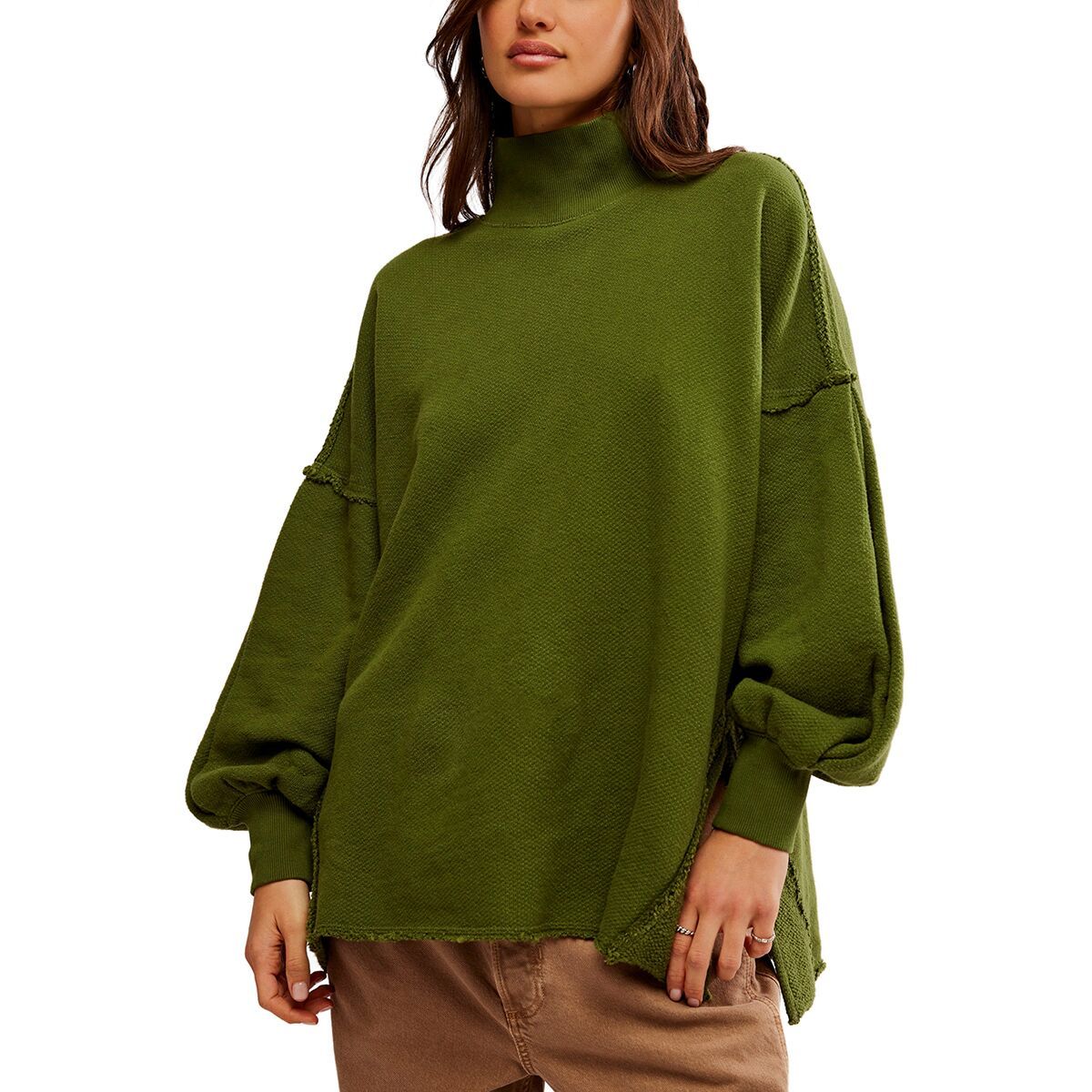 

Замечательный пуловер Free People, цвет chive