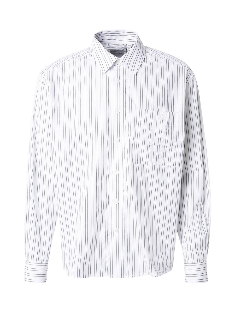 

Повседневная рубашка Only & Sons Regular fit Button Up Shirt ONSWalter, белый