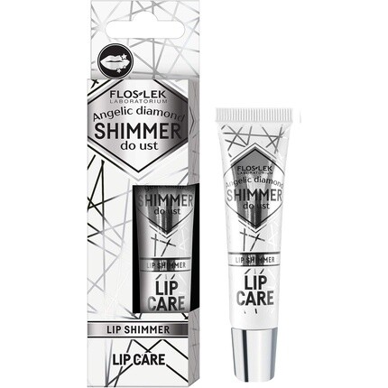 

Angelic Diamond Lip Shimmer Lip Gloss 10G - Увлажняющая блестящая помада с 3D-эффектом и 7 натуральными маслами, включая аргану, авокадо и розмарин - Гламурный стиль, Floslek
