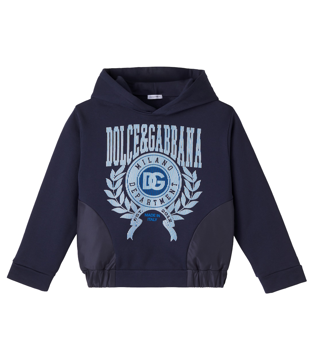 

Толстовка DG из хлопковой смеси Dolce&Gabbana Kids, Blu Scuro