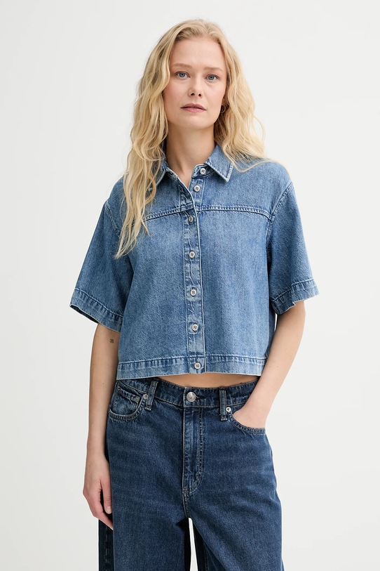 

Джинсовая рубашка Rag & Bone, синий