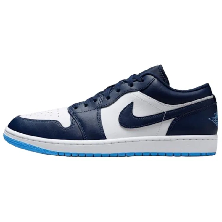 Кроссовки баскетбольные Air 1 Jordan сине-белые