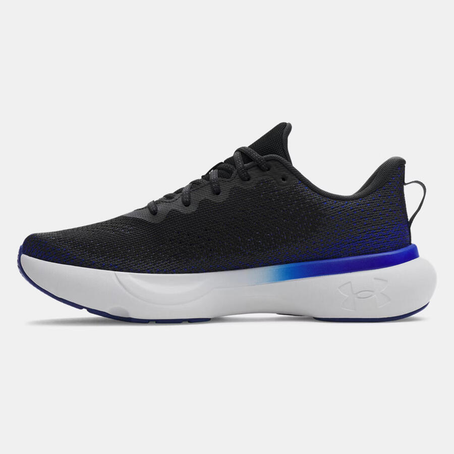 Мужские кроссовки для бега Under Armour UA Infinite — чёрный и королевский синий — фото 3
