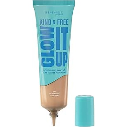 

Тональное средство Rimmel Rg Kind & Free Glow It Up Skin Tint 082 Golden Ivory A Lightweight Skin Tint For A Natural Glow